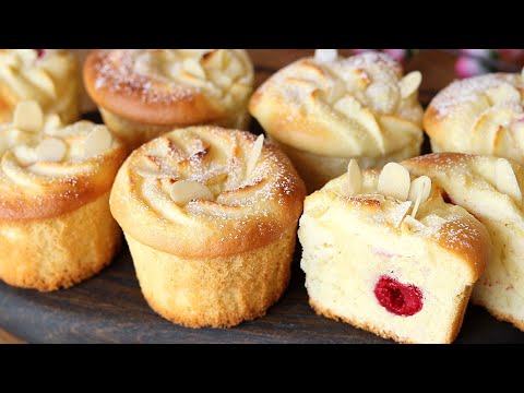 НОВОЕ ЛАКОМСТВО с ТВОРОЖНОЙ Воздушной Шапочкой! Вкуснейшие НЕЖНЫЕ КЕКСЫ с НАЧИНКОЙ. Маффины к ЧАЮ