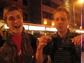 Eating Scorpions - T and T chomp on arachnids near Tienanmen Square...