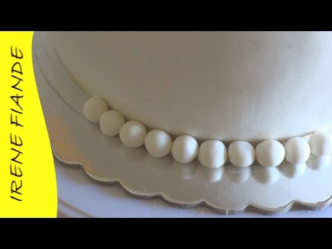 Бусинки на торт как сделать 971