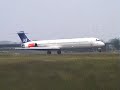 MD-82 SAS landing EHAM