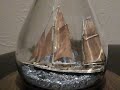 Ship in a bottle ( Lugger )