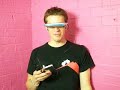Stuff dons dorky-looking video goggles