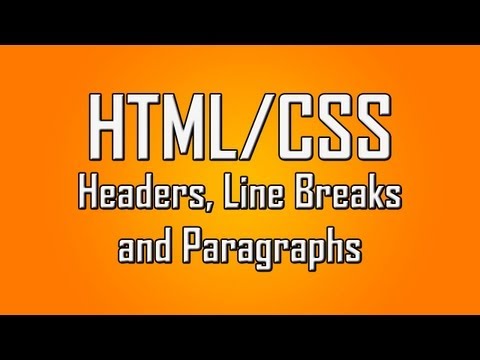 how to break line in html