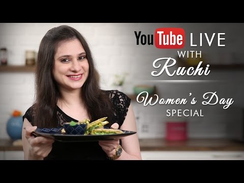 YouTube LIVE with Chef Ruchi Bharani – International Women’s Day Special | Indian Quesadilla Recipe