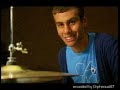 Harry drumming on Blue Peter 50th anniversary
