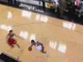 Dahntay Jones with the one-handed reverse dunk!