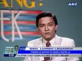 Loren Legarda: Angelo Castro Jr. was OC. He wanted everything right.