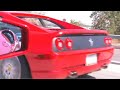 Me driving the Ferrari in Palm Springs, and LA