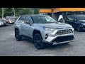 Used 2021 Silver Sky Metallic/Midnight Black Metallic Toyota Hybrid XSE video 1
