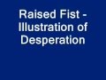 Raised Fist - Illustration of Desperation