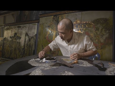 Tìm hiểu về dòng tranh sơn mài truyền thống của Việt Nam