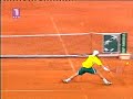 ヒューイット v Tipsarevic Davis Cup in Belgrade， what a point!