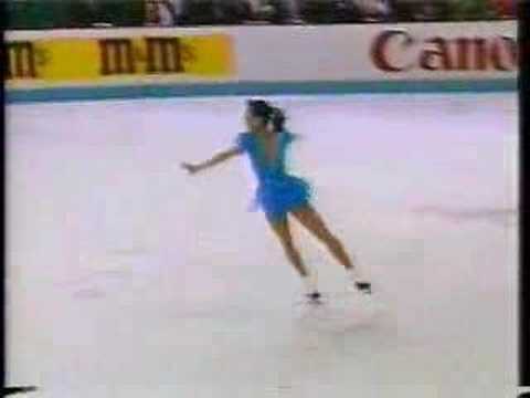 Laetitia Hubert 1992 World Championships long program
