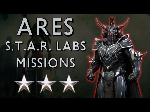 ares - Remember to select 720p or 1080p HD◅◅ The Final S.T.A.R. LABS Missions in Injustice: Gods Among Us, Missions 232-240 for Ares and I get 3 stars ✩✩✩ for al...