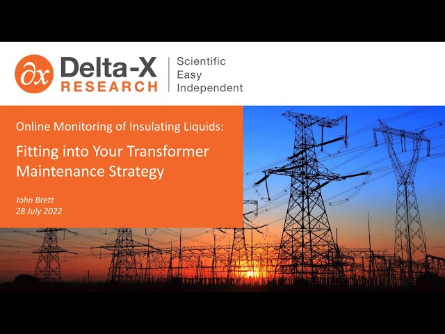 Online Monitoring of Insulating Liquids: Fitting into Your Transformer Maintenance Strategy at Electricity Forum