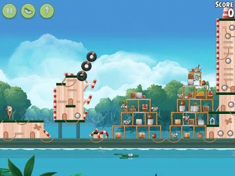 how to collect feathers in angry birds rio