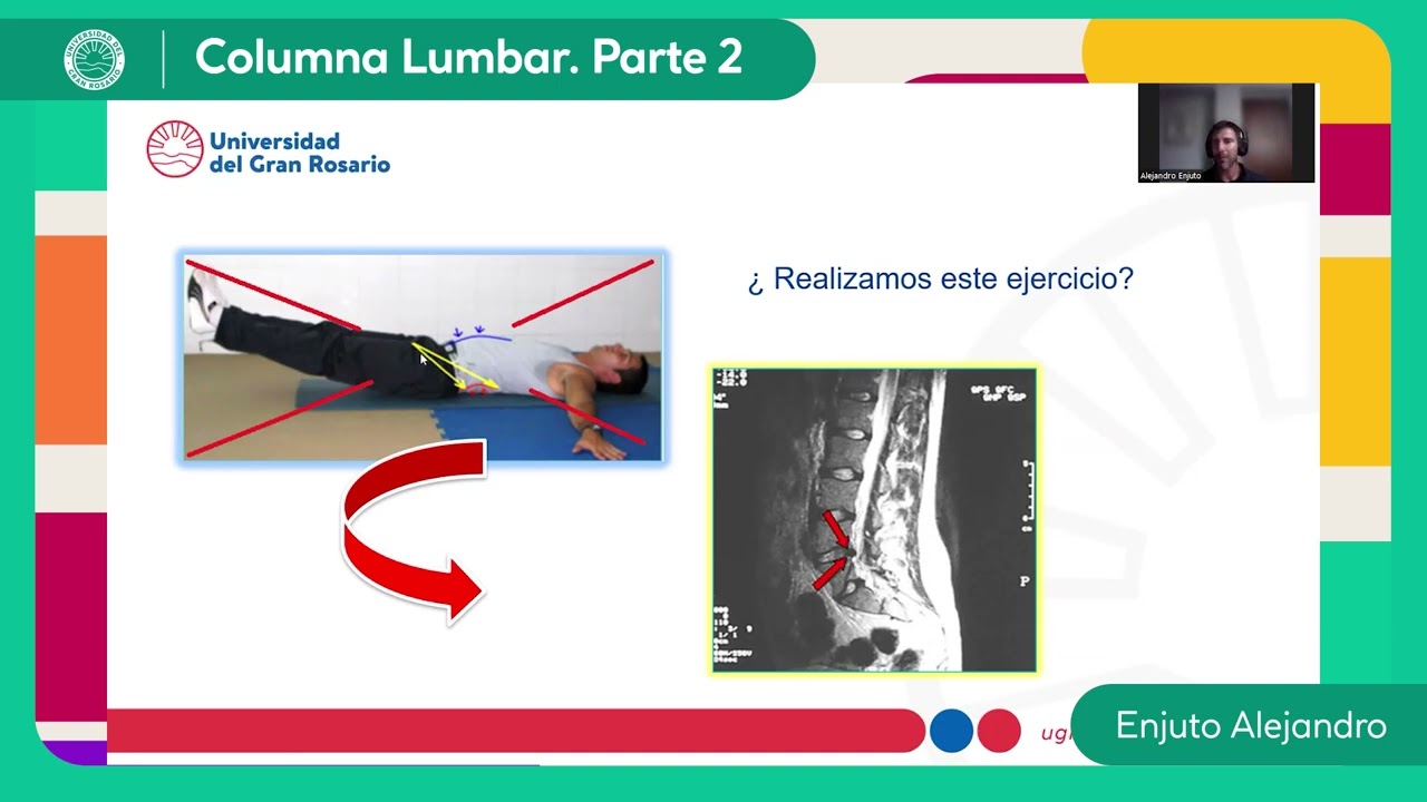 Columna Lumbar  Parte 2 - Lic. Enjuto Alejandro