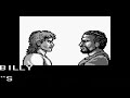 these are the main bosses, the final boss and the ending of double dragon 2 for the gameboy, i am also demonstrating a very, very cheap tactic which, if done correctly, will always hit the boss, the only enemy that you can't outrun is anderson (the final boss), but it still works if you pay attention to the movement. i'm wondering, after beating anderson, what the heck is billy doing to gordon?!