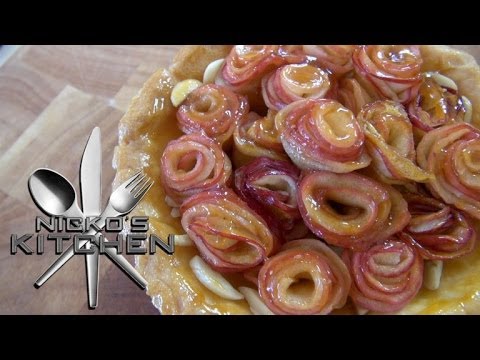 APPLE ROSE TART - 12 Days of Christmas