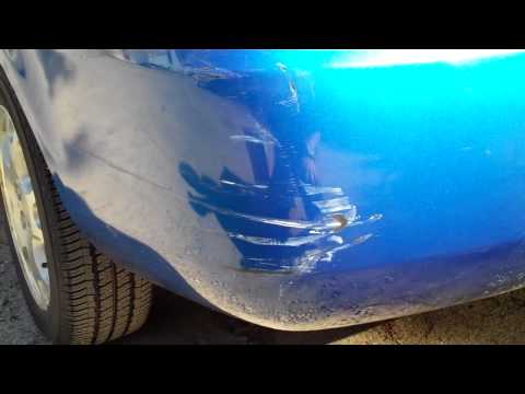 how to repair scratch on a bumper