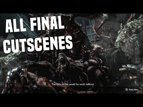 Resident Evil 3 Crazy Ending! All Final Cut Scenes! Spoiler Alert!