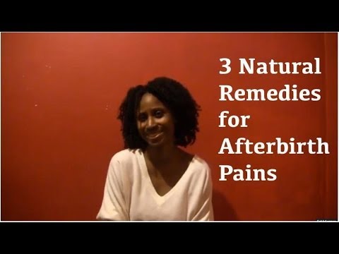how to relieve afterpains