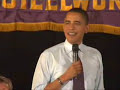 Barack Obama: Hillary talking like she's Annie Oakley