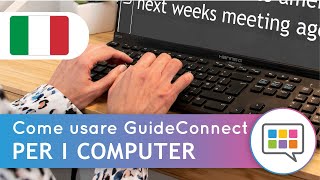 Come usare GuideConnect - Per i computer
