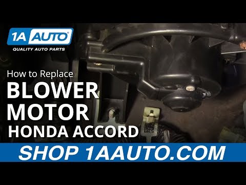 How To Install Replace Heater AC Blower Motor Honda Accord Civic Acura CL EL Integra 92-06 1AAuto