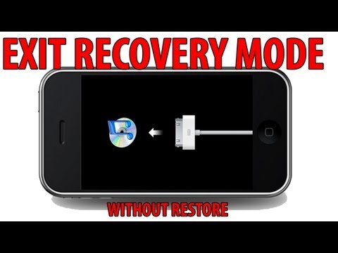 how to take iphone out of recovery mode