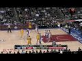 Danny Grangers throws down the 2 handed slam.