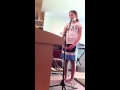 Yellow Submarine (Beatles) student Myah Tucker, teacher Elza Ritter, RMAOA