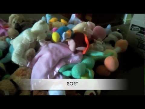 how to organize stuffed animals