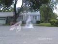 Barbie Jeep Explosion!