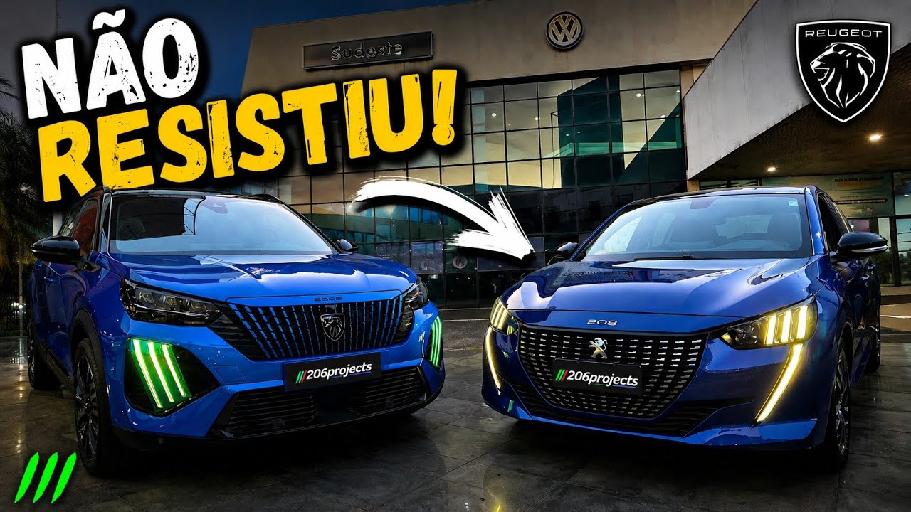 ELE IA COMPRAR UM POLO... MAS SAIU DE PEUGEOT!! 🦁