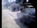 250 Mercedes Benz burnout