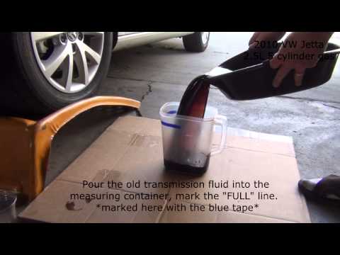 how to fill vw transmission fluid