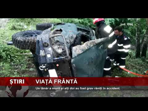 Accident mortal în localitatea Muntele Rece, județul Cluj