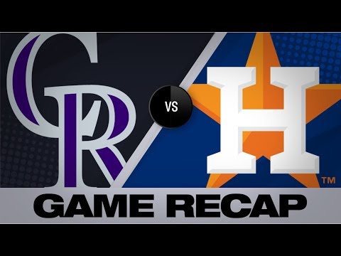 Video: Homers drive Astros in 11-6 victory | Rockies-Astros Game Highlights 8/6/19