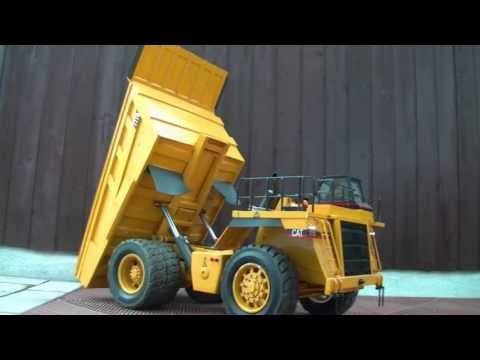 CAT 777D TEST RC DUMPER, RC TIPPERE, RC BUILDING MASHINES, RC KIPPER