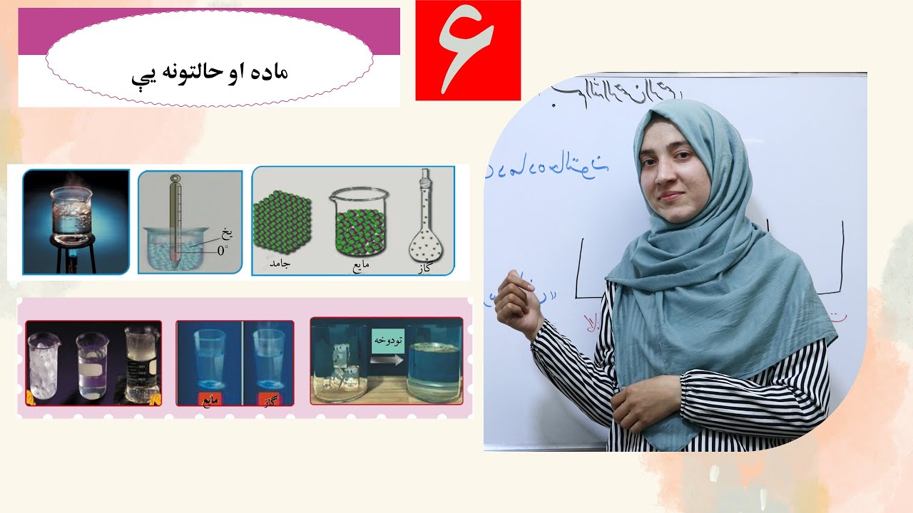 Class 6 - Science | Matter and its states - Lesson 6 | ماده او حالتونه یې | ماده وحالات آن