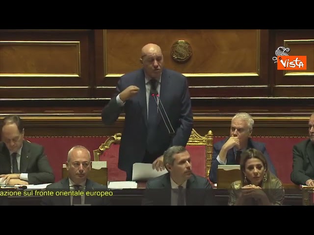 Crosetto al Senato: Piangiamo tutti per i bambini a Gaza, stiamo contribuendo a cambiare le cose