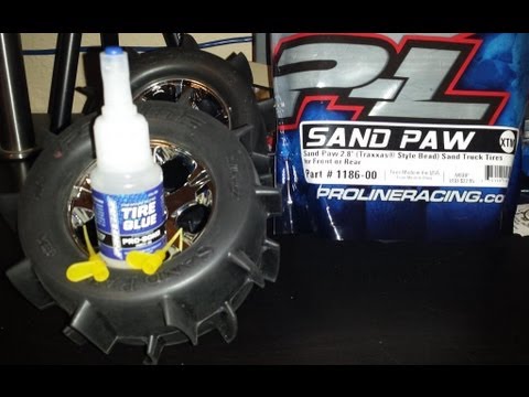 how to properly glue rc tires