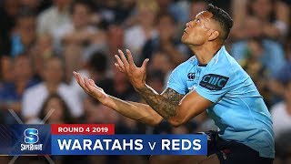 Waratahs v Reds Rd.4 2019 Super rugby video highlights | Super Rugby Video Highlights