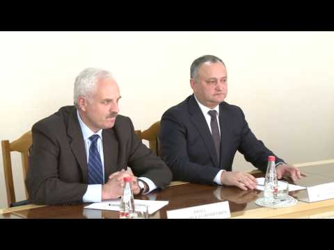 President Igor Dodon and Transnistrian region leader Vadim Krasnoselsky had a working meeting in Bender today