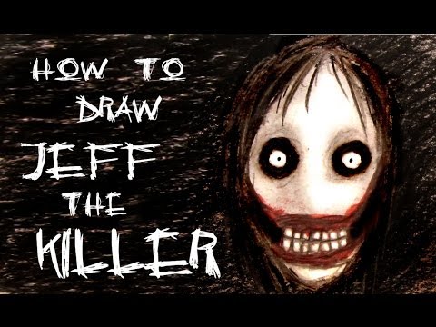 how to draw jeff the killer step by step