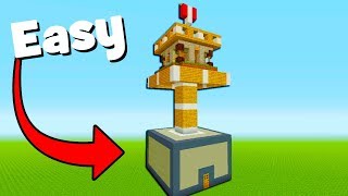 Minecraft Tutorial: How To Make A Piston Castle "Castle On a Piston"