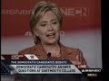 Russert pops Clinton quote