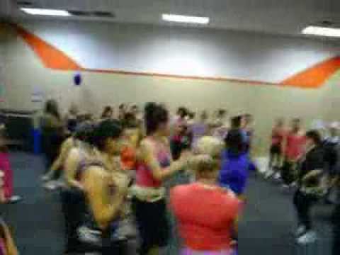 Moms and Daughters Dancing Soul Train Boogie Oogie Oogie Mother’s Day Zumba by Frances