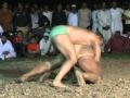 PAKISTANI WRESTLER MUHAMMAD UMAR PEHLAWAN WIN TITTLE RUSTAM E PAK O HIND 2008